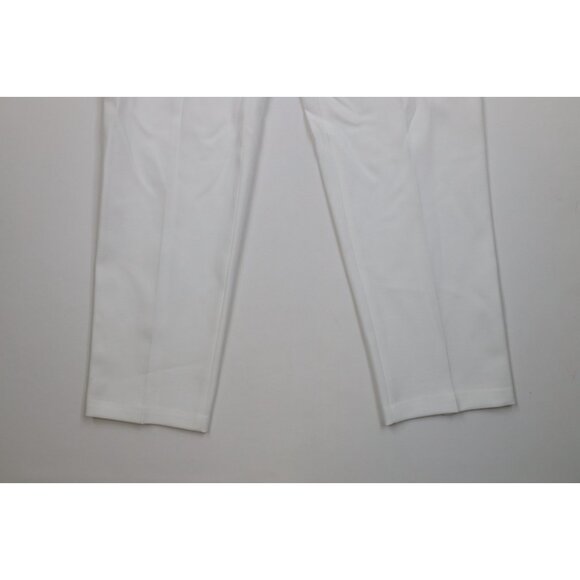Vintage 70s 80s Levis Womens 28 Relaxed Fit Pleated Knit Chino Pants White USA - Picture 4 of 11
